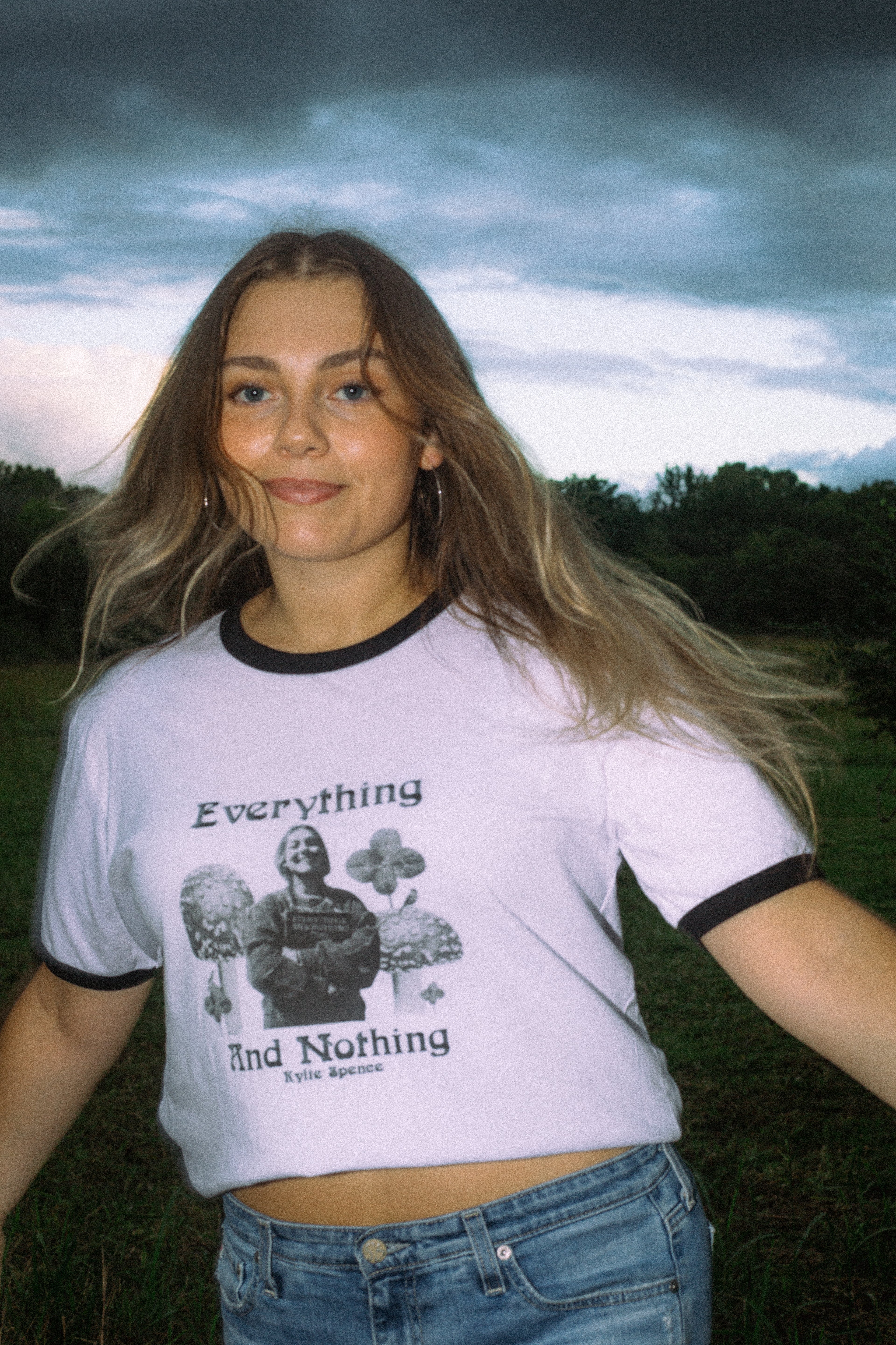 Khalie Roringer Everything And Nothing Ringer T-Shirt – Merch - Kylie